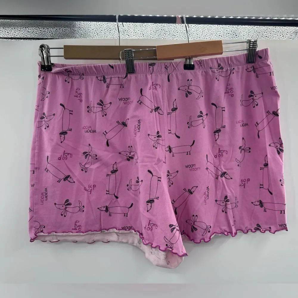 3For$20 Faded Glory Purple Lounging Shorts Size:2X